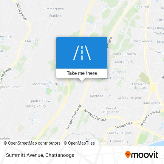 Mapa de Summitt Avenue