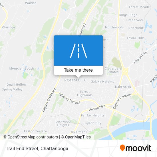 Mapa de Trail End Street