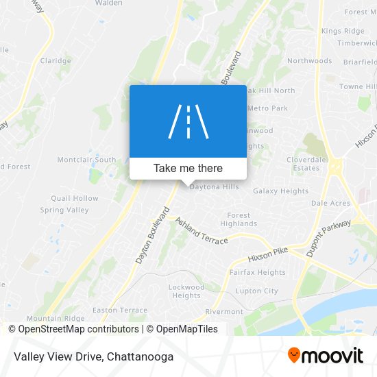 Mapa de Valley View Drive