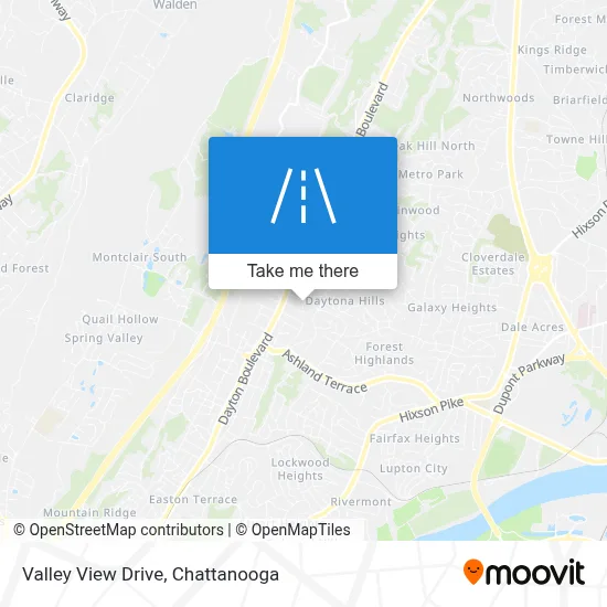 Valley View Drive map