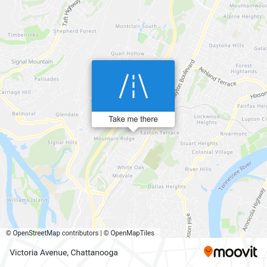 Victoria Avenue map