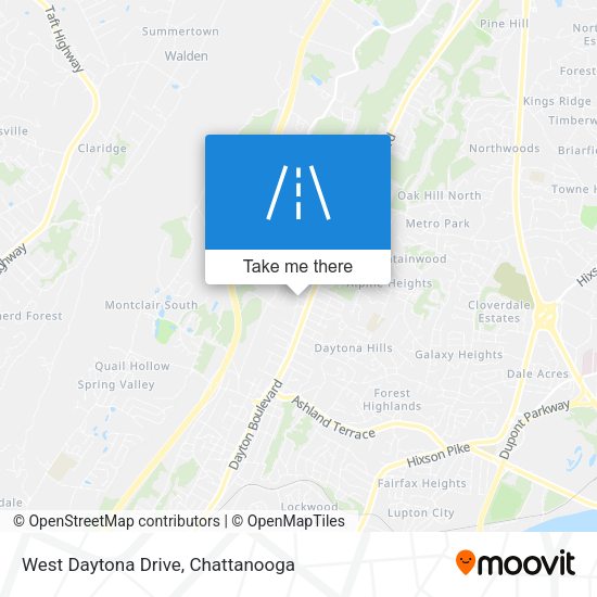 West Daytona Drive map