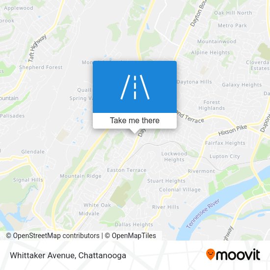 Whittaker Avenue map