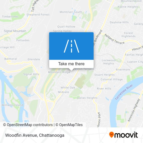 Mapa de Woodfin Avenue