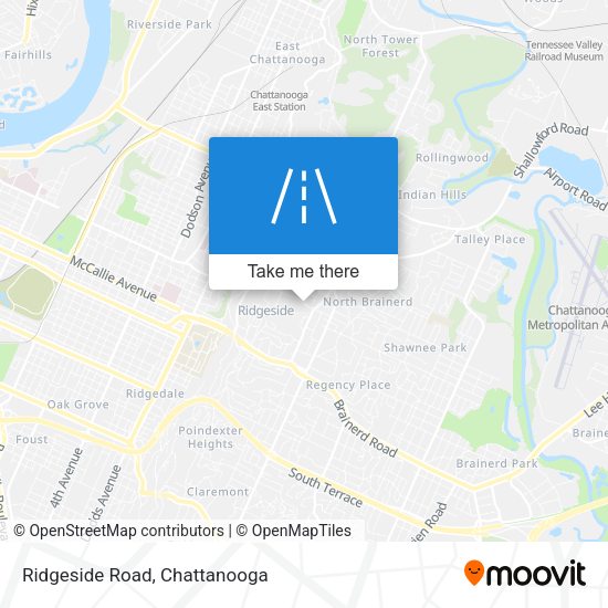 Mapa de Ridgeside Road