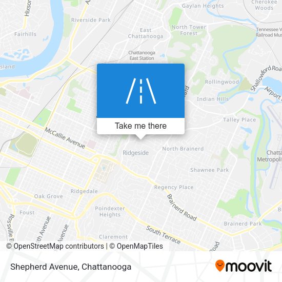 Shepherd Avenue map