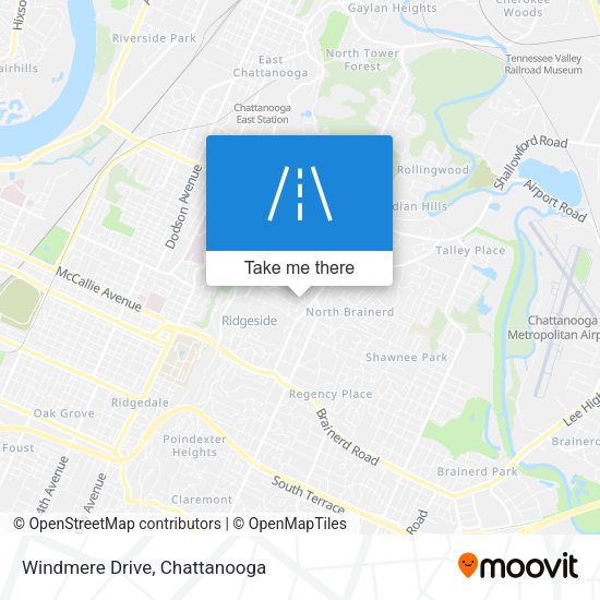 Mapa de Windmere Drive