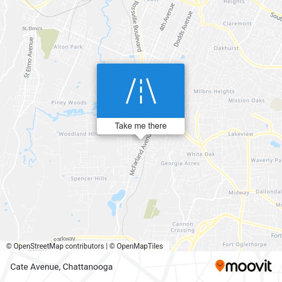 Mapa de Cate Avenue
