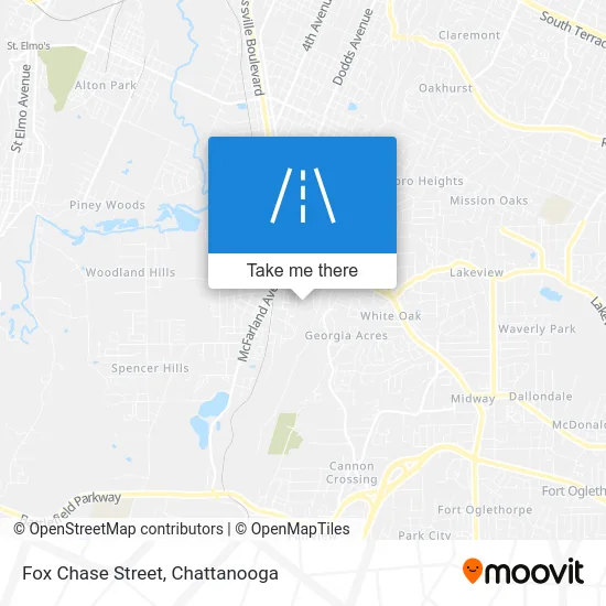 Fox Chase Street map