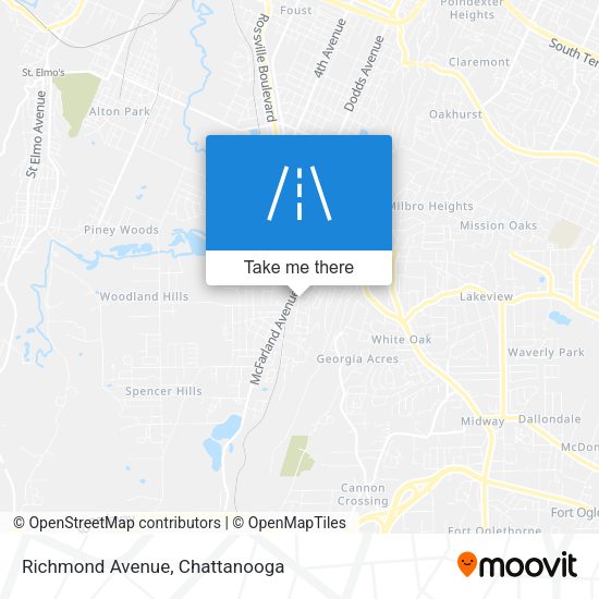 Richmond Avenue map