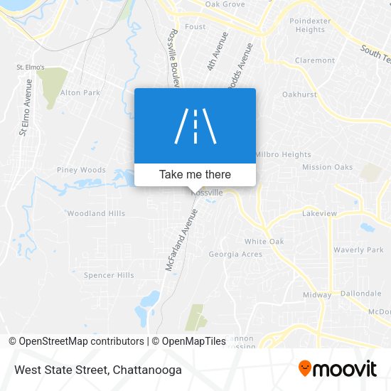 West State Street map