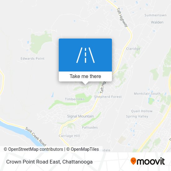 Mapa de Crown Point Road East