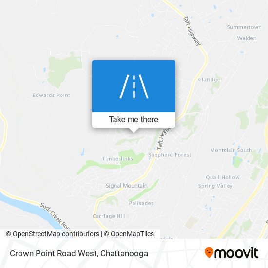 Mapa de Crown Point Road West