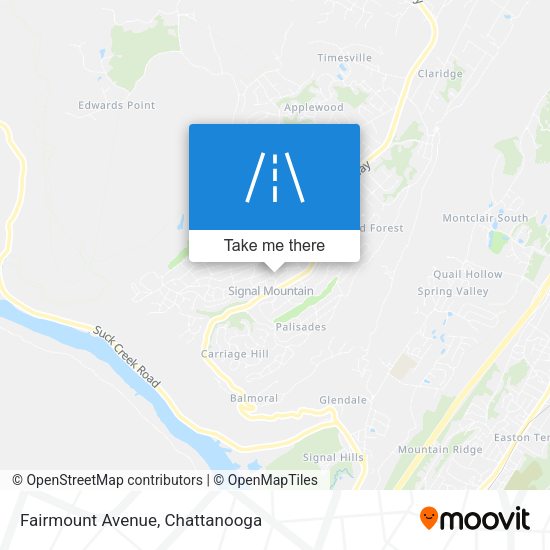 Fairmount Avenue map