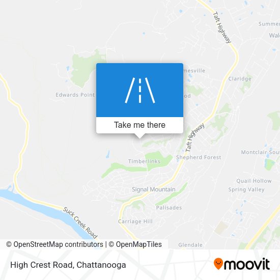 High Crest Road map