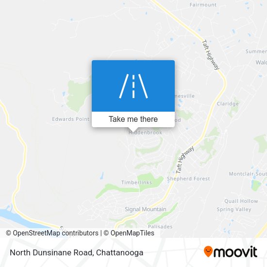 North Dunsinane Road map