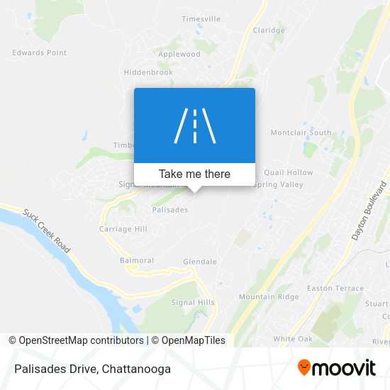 Mapa de Palisades Drive
