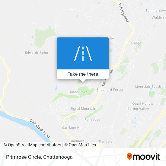 Mapa de Primrose Circle