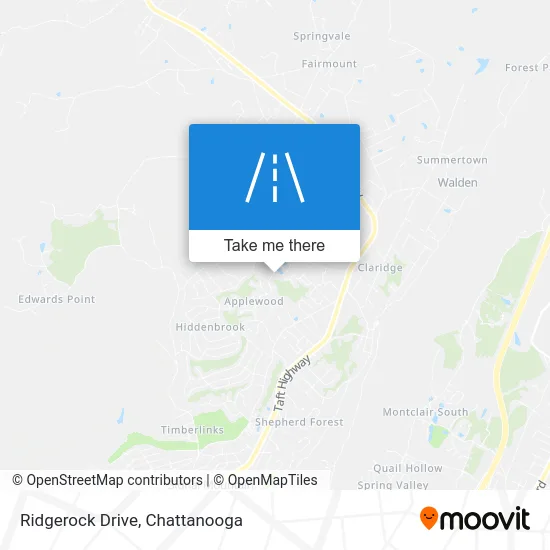 Ridgerock Drive map
