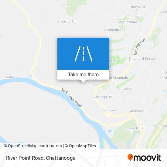 River Point Road map