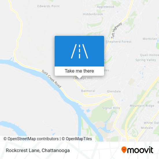 Rockcrest Lane map