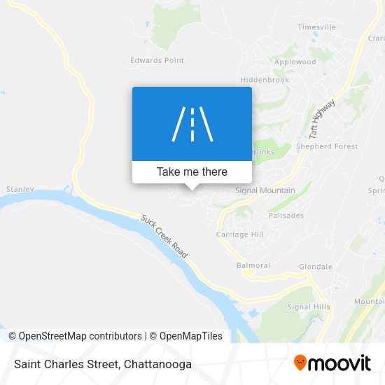 Saint Charles Street map