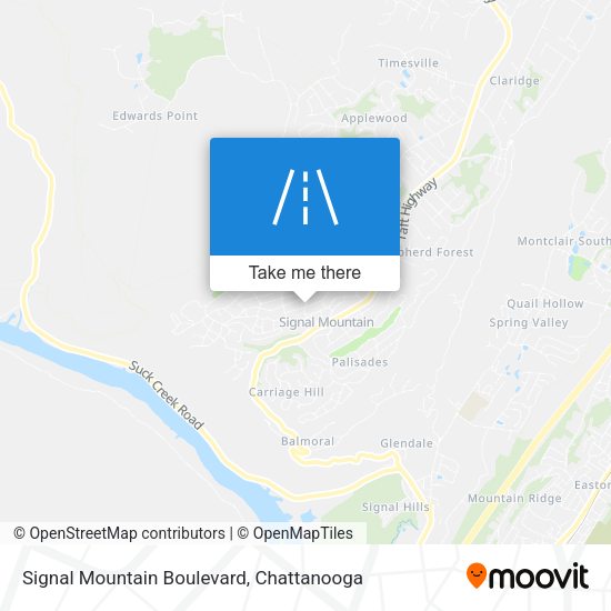 Mapa de Signal Mountain Boulevard