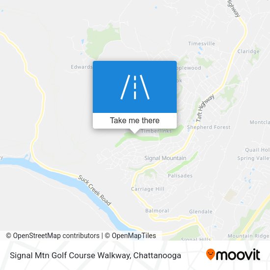 Mapa de Signal Mtn Golf Course Walkway