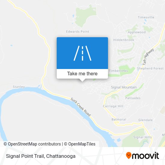 Mapa de Signal Point Trail