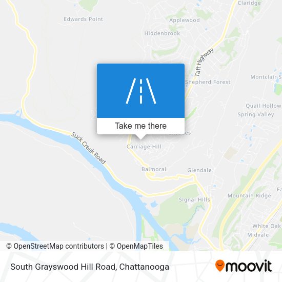 South Grayswood Hill Road map