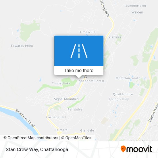 Stan Crew Way map