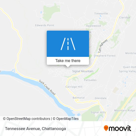 Tennessee Avenue map