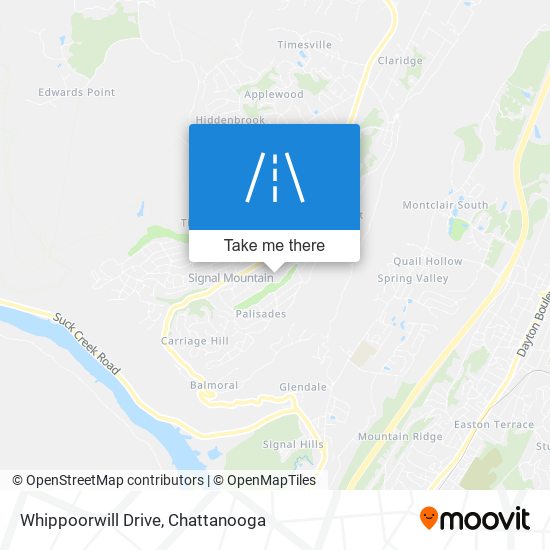 Whippoorwill Drive map