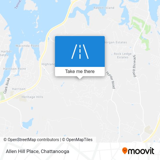 Allen Hill Place map