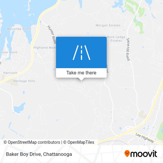 Baker Boy Drive map