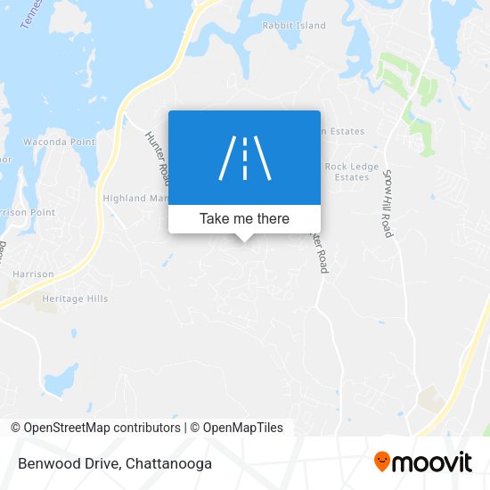 Mapa de Benwood Drive