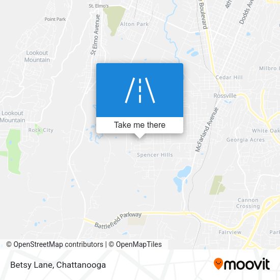 Mapa de Betsy Lane