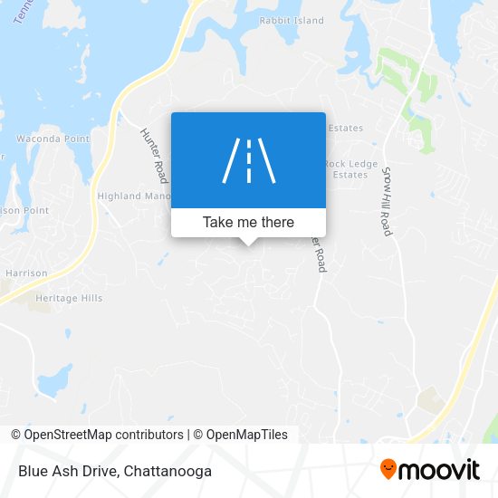 Mapa de Blue Ash Drive