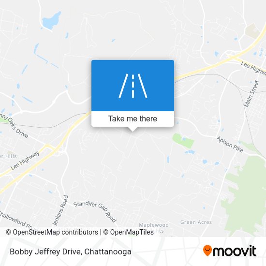 Mapa de Bobby Jeffrey Drive