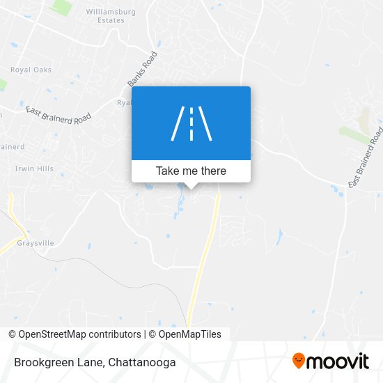 Brookgreen Lane map