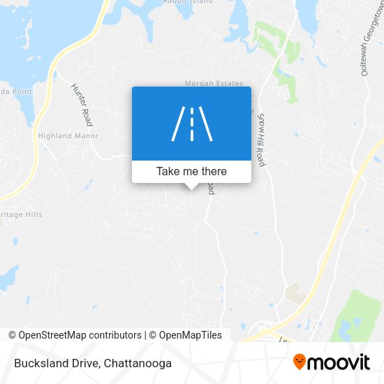 Bucksland Drive map