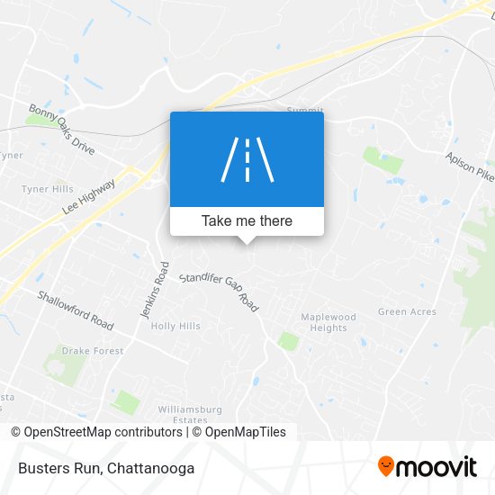 Mapa de Busters Run