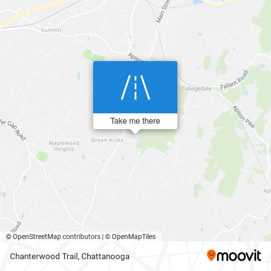 Mapa de Chanterwood Trail