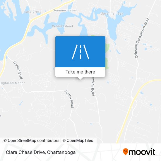 Mapa de Clara Chase Drive