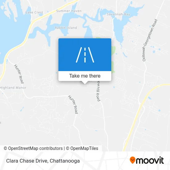 Clara Chase Drive map