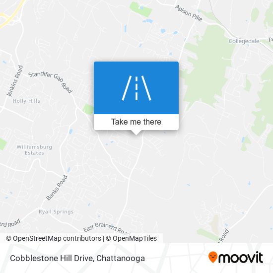 Mapa de Cobblestone Hill Drive