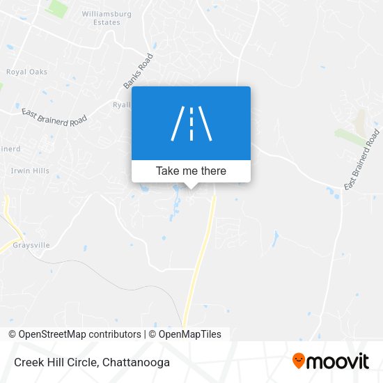 Creek Hill Circle map