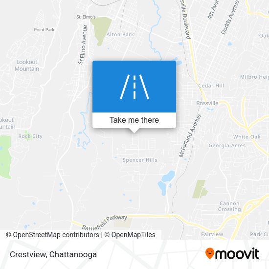 Mapa de Crestview