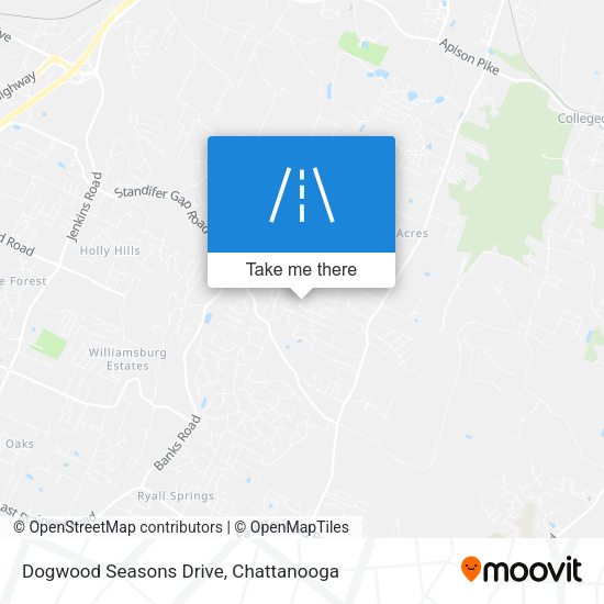 Dogwood Seasons Drive map