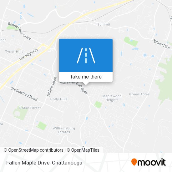 Fallen Maple Drive map